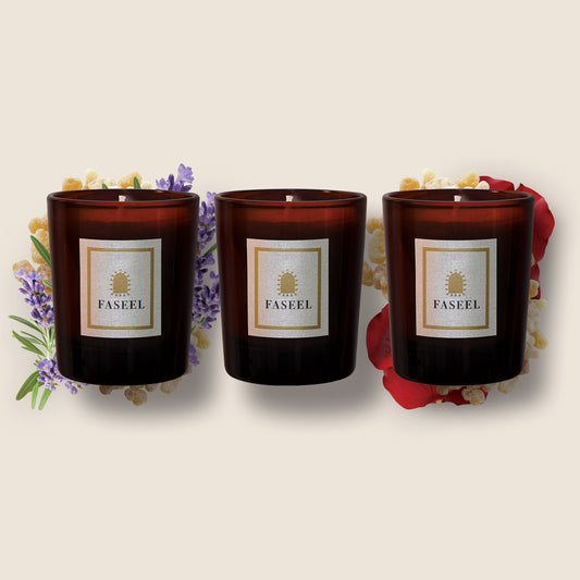 Faseel Luxury Aromatherapy Candles Discovery Set