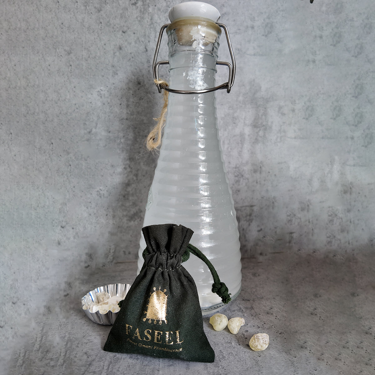 Faseel Pouch with Royal Green Frankincense Resin