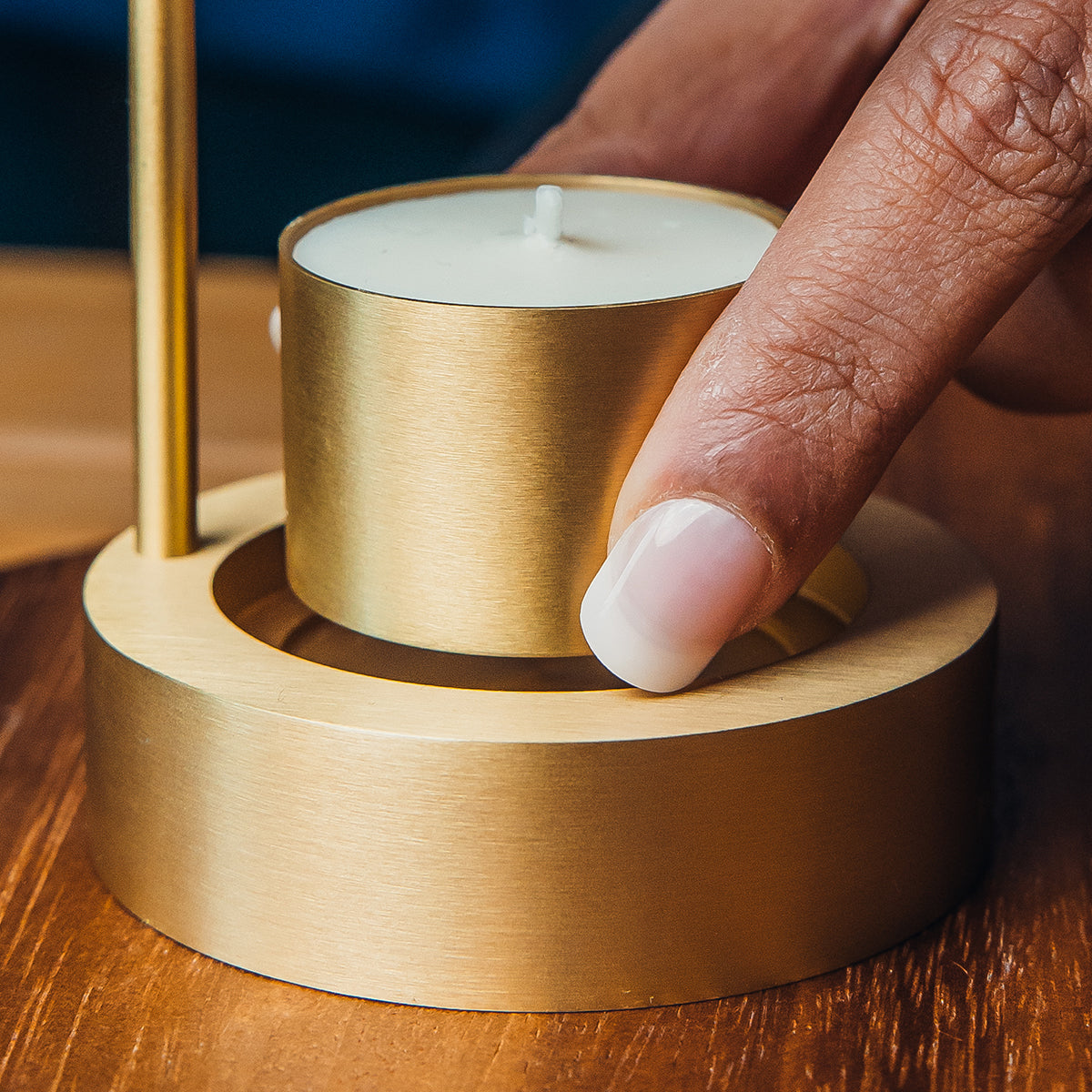 Brass Tea Light Holder