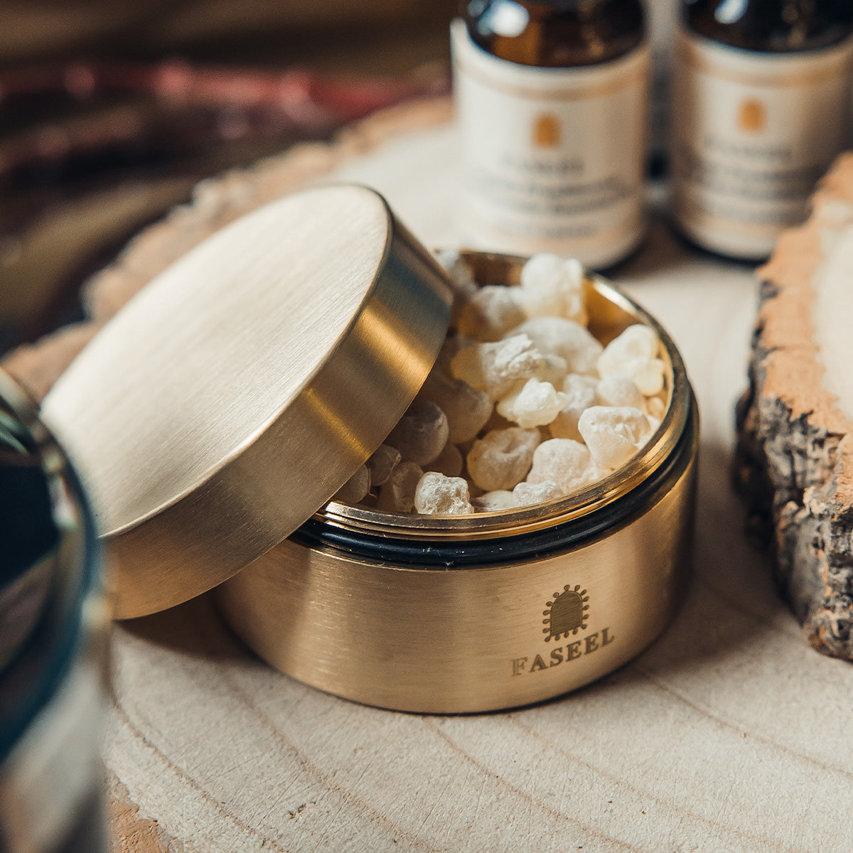 Faseel Frankincense Resin Burner Gift Set