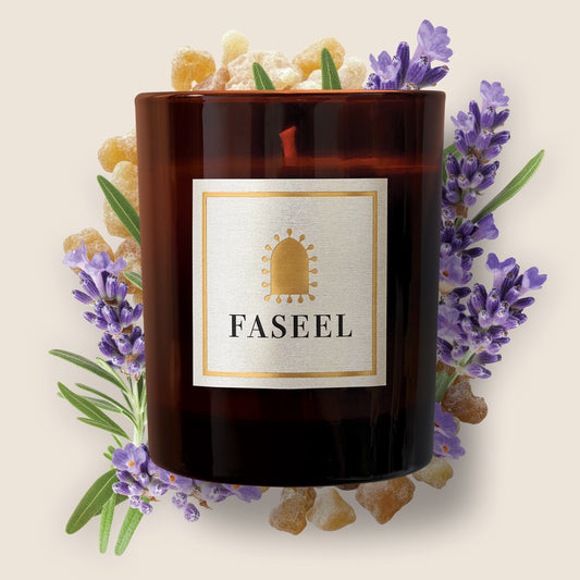 Faseel Lavender Calme Luxury Aromatherapy Candle – 200g