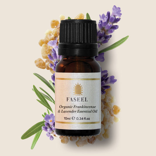 Faseel Organic Frankincense and Lavender Essential Oil - Boswellia Sacra 10ml