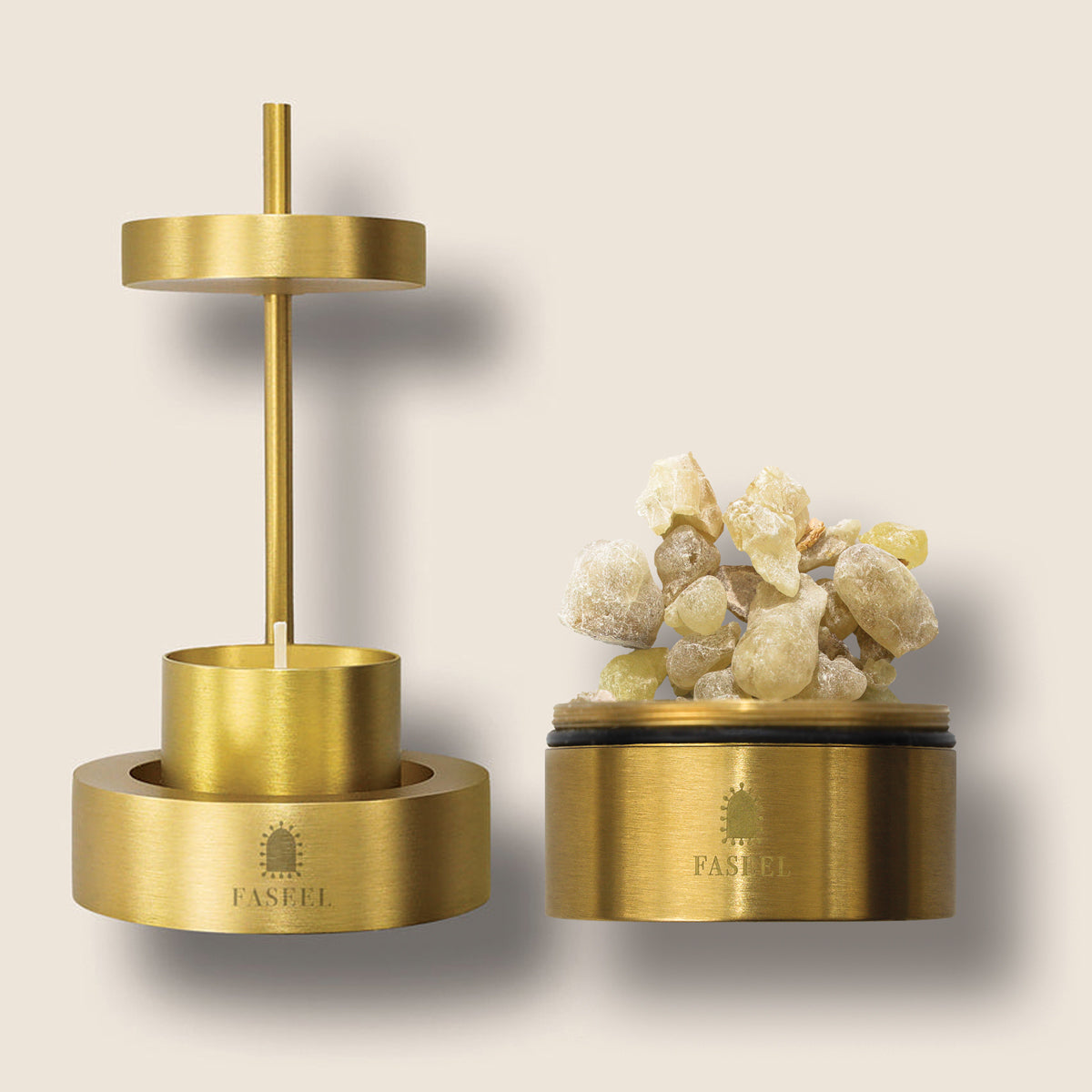 Faseel Frankincense Resin Burner Gift Set