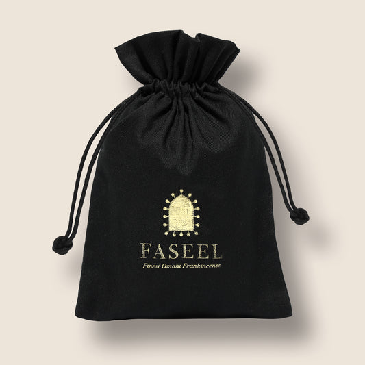 Faseel Pouch with Black Frankincense Resin