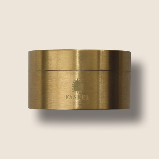 Faseel Brass Jar with Hojari Frankincense Resin – 30g