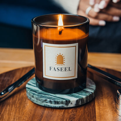 Faseel Signature Frankincense Luxury Aromatherapy Candle – 200g