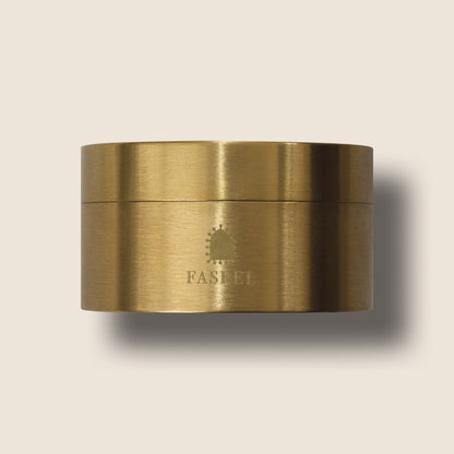 Faseel Brass Jar with Hojari Frankincense Resin – 30g