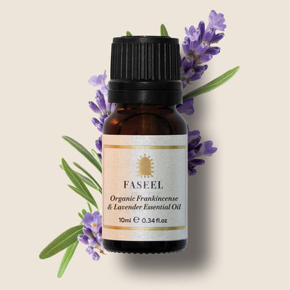Faseel Organic Frankincense and Lavender Essential Oil - Boswellia Sacra 10ml
