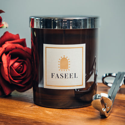 Faseel Lingering Rose Luxury Aromatherapy Candle – 200g