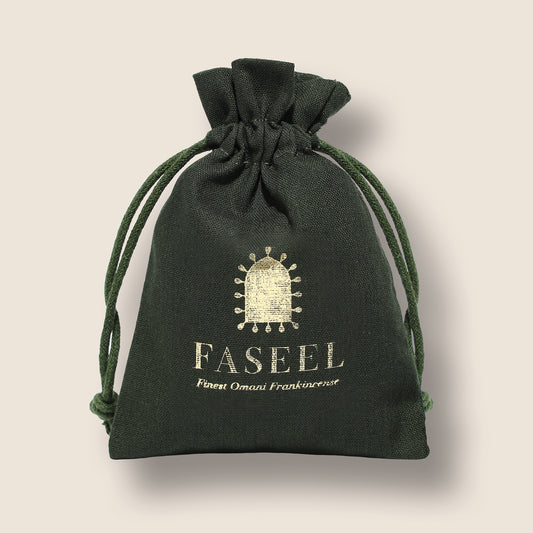 Faseel Pouch with Royal Green Frankincense Resin