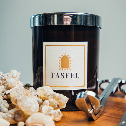 Faseel Signature Frankincense Luxury Aromatherapy Candle – 200g